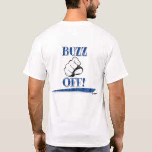 やめろ!青 – 背面 Tシャツ