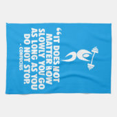 やめストップて「重量挙げ」トレーニングやる気を起こさせる キッチンタオル (横)