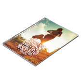 やめストップろ。ランニングトレーニングやる気を起こさせる ノートブック (左側)