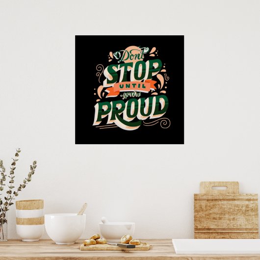 やめストップ ポスター (キッチン)