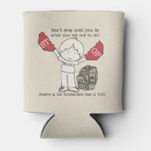 やめストップ 缶クーラー (正面)