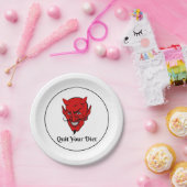 やめダイエット悪魔サタン ペーパープレート (パーティー)