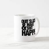 やめラキンやる気を起こさせるパロディ コーヒーマグカップ (正面右)