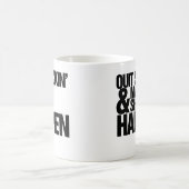 やめラキンやる気を起こさせるパロディ コーヒーマグカップ (中央)