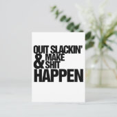 やめラキンやる気を起こさせるパロディ ポストカード (スタンド正面)