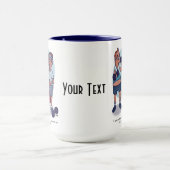 やめ働おもしろいく マグカップ (中央)