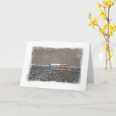 やめ喫煙おめでとう勇気付けられる カード (黄色い花)