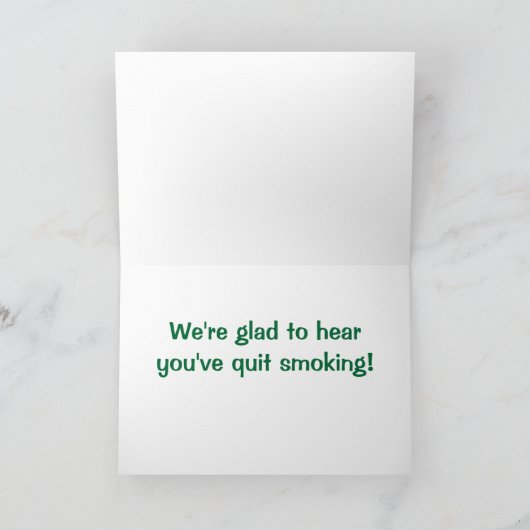 やめ喫煙 カード (内部)