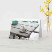 やめ喫煙 カード (黄色い花)