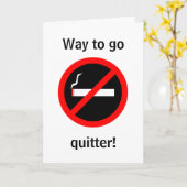 やめ喫煙 カード (黄色い花)