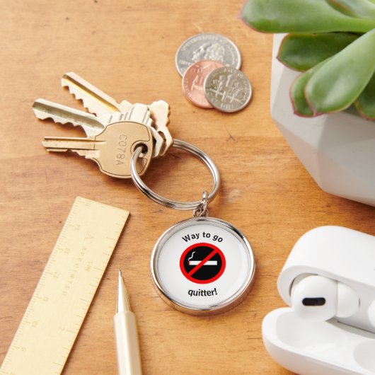 やめ喫煙 キーホルダー (デスク)