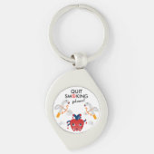 やめ喫煙 キーホルダー (正面)