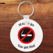 やめ喫煙 キーホルダー (正面)