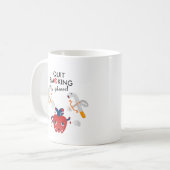 やめ喫煙 コーヒーマグカップ (正面左)