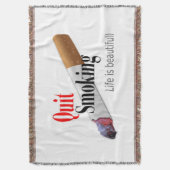 やめ喫煙 スローブランケット (正面縦)