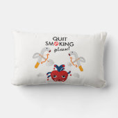 やめ喫煙 ランバークッション (裏面)