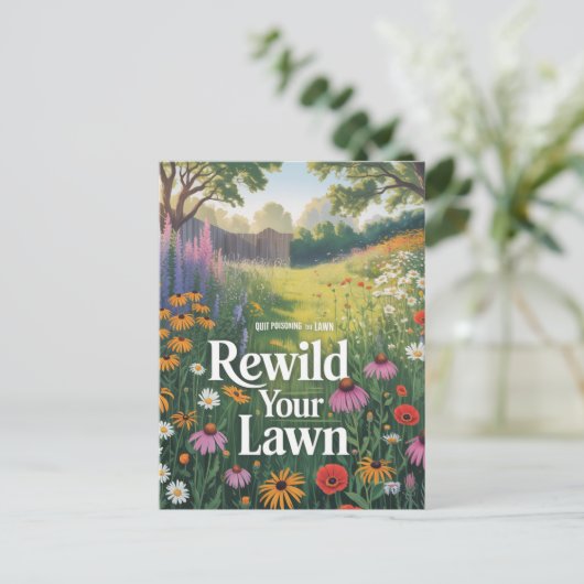 やめ庭を荒らす ポストカード (スタンド正面)