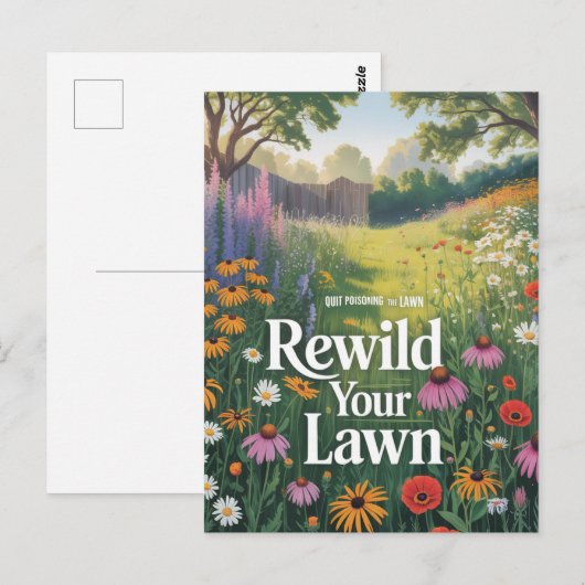 やめ庭を荒らす ポストカード (正面/裏面)