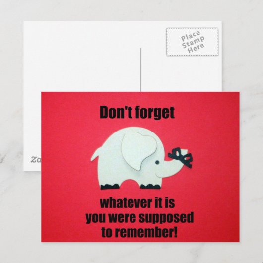 やめ忘れて... ポストカード (正面/裏面)