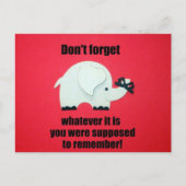 やめ忘れて... ポストカード (正面)