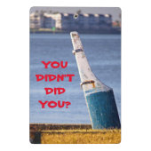 やめ忘れて... ミニクリップボード (裏面)