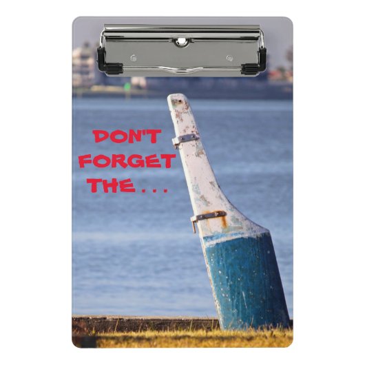 やめ忘れて... ミニクリップボード (正面)