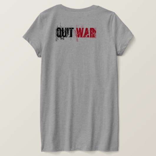 やめ戦 Tシャツ (デザイン裏面)