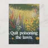 やめ芝を毒する ポストカード (正面)