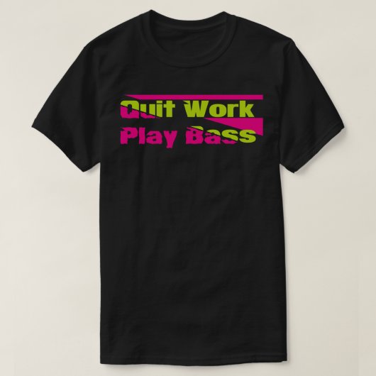 やめ遊Bass Tシャツ (デザイン正面)