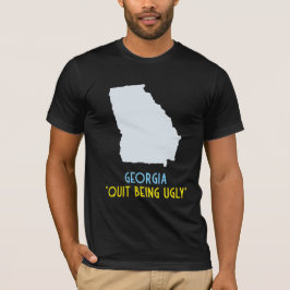「やめ醜い」グルジア州 Tシャツ