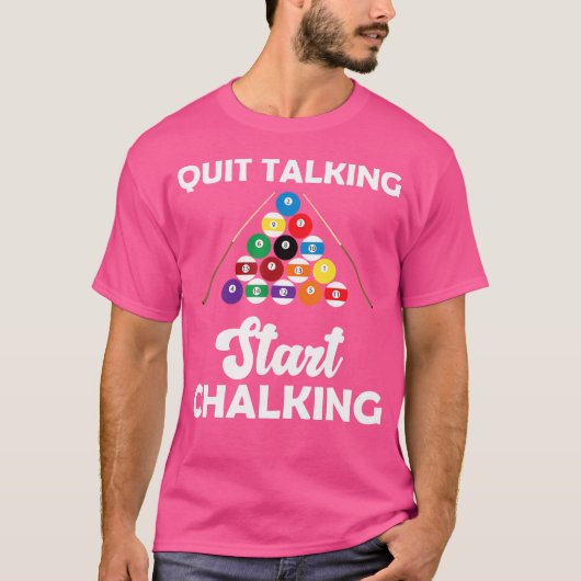やめTalking Chalkingビリおもしろいヤード Tシャツ (正面)