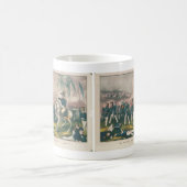 ややより多くのBraggブドウの大尉のメキシコ戦争 コーヒーマグカップ (中央)