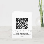 やや困惑したイースターバニーと卵籠 シーズンカード (裏面)