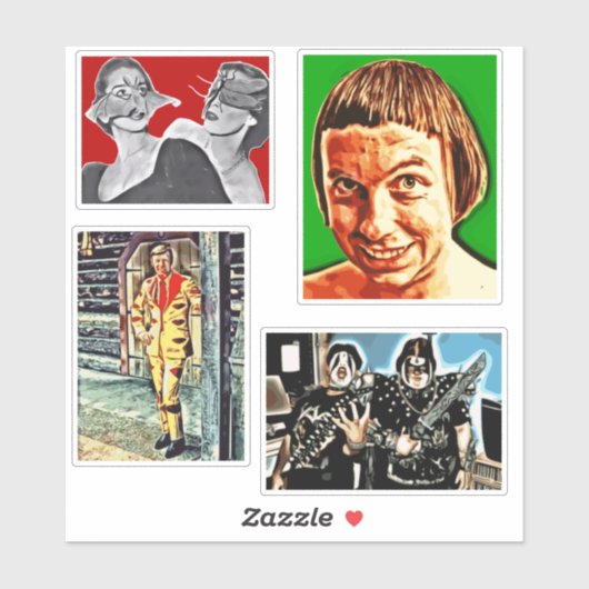 やや奇妙なステッカーセットスクラップブック作りジャーナリング シール (シート)