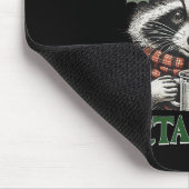 やや陽気 やや野生 おかしい ラクーン サンタ クリスマス マウスパッド (コーナー)