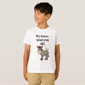 やらかしたね ドバイキバゴの駄洒落 Tシャツ (正面フル)