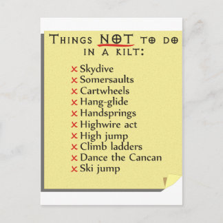 やらないことリスト ポストカード