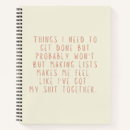 やらなきゃいけなくなるかもおもしろいしれない ノートブック