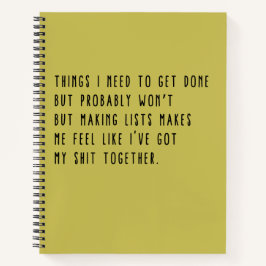 やらなきゃいけなくなるかもおもしろいしれない ノートブック