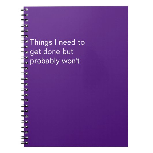 やらなけおもしろいればならないこと ノートブック (正面)