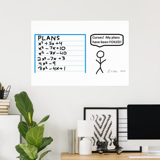 やられた！ ポスター (ホームオフィス)