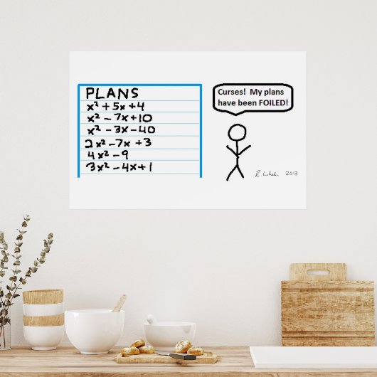 やられた！ ポスター (キッチン)