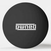 やられた 卓球ボール (正面)