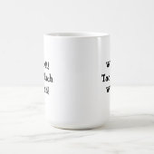 やりすぎ仕事面白い引用 コーヒーマグカップ (中央)