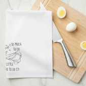 「やりたいことがたくさんあって、それをやりたがらないんだ!」 ディバ キッチンタオル (四つ折り)