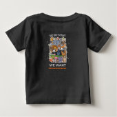 やりたいことをやる - 自由が僕らの性分 アニマル ベビーTシャツ (裏面)