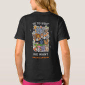やりたいことをやる ― 自由が僕らの性分 アニマル Tシャツ (裏面)