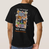 やりたいことをやる - 自由が僕らの性分 Animal Tシャツ (裏面)