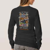 やりたいことをやる - 自由が僕らの性分 Animal Tシャツ (裏面)
