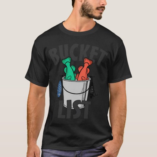 やりたいことリスト - フィッシング Tシャツ (正面)